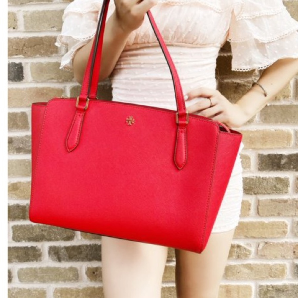 NWT Tory Burch Emerson Large Top Zip Tote
